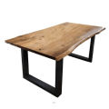 American furniture solid wood rectangular dining table