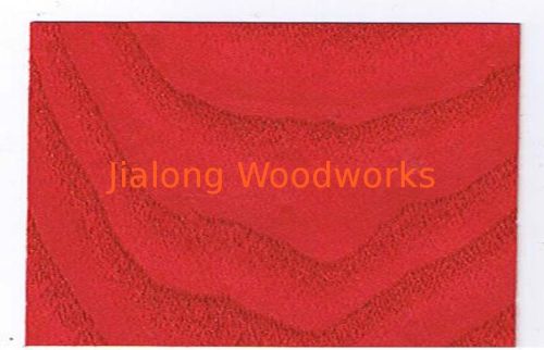 Red Ash Dyeing Wood Veneer For Furniture And Plywood , 0.45 Mm Thickness