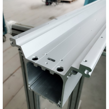 Anodizing drilled aluminium profile