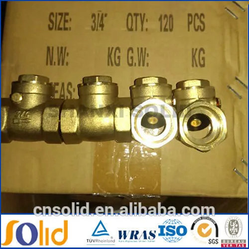 3/4 inch brass check valve