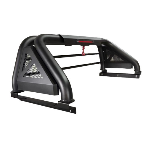 Barra de rodillo de camión de acero con recubrimiento en polvo con tubo ajustable para Hilux Revo