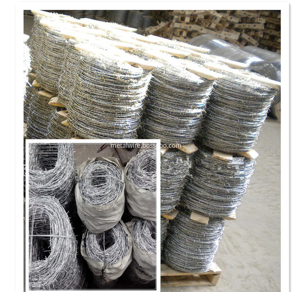 High Quality Bwg 16 Single Strand Electric Galvanized Barbed Wir