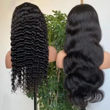 150% 220% Human Hair Lace Frontal Wigs For Black Women,Wholesale Brazilian Virgin Hair HD Transparent Lace Front Wig Vendor