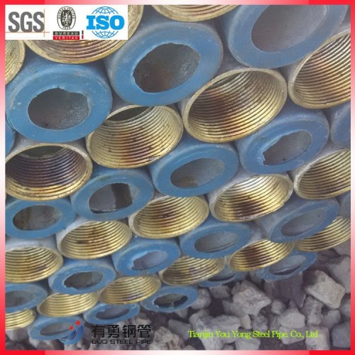 zinc coated about 275g/m2 , galvanized tube with screw and coupling , zinc tubes /zinc tubing ,