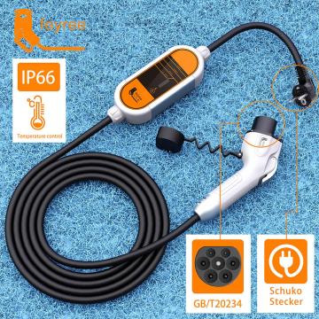 Adaptateur de bougie de charge Feyree GB / T pour Tesla Portable AC EV Charger