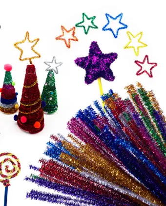 handmade set 5 puzzle toys parent-child twist stick