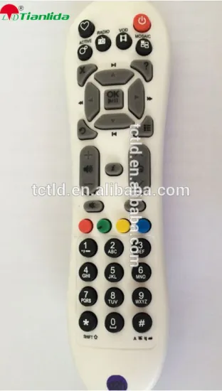 India DTH remote control supplier white NEW ABS quality with cheap price