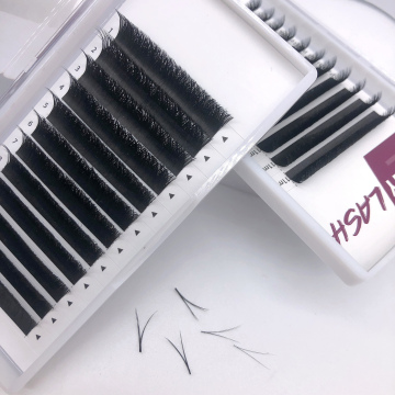 Wholesale Silk Eyelash Extension Pre-Made Fans and 3D/4D/5D Clover Extensions - OEM Private Label