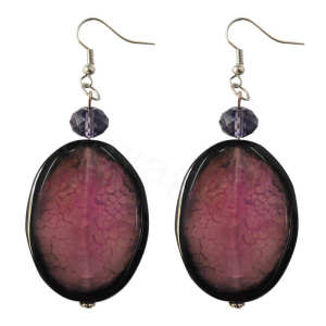 Natural Gemstone Agate Earring