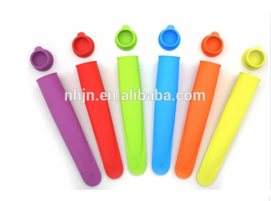 Silicone Ice Popsicle Mould Set of 6 Reusable Homemade DIY