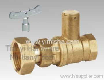 Brass Butterfly Handle Two General Formula Hard Seal Ball Valve With Flex Conveyor And Lock 