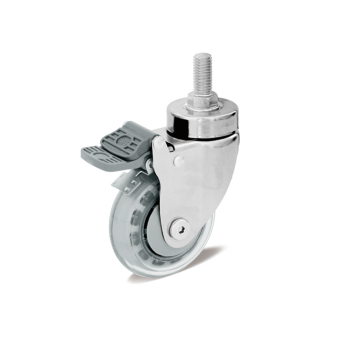 48 series silk pole silent casters with brake