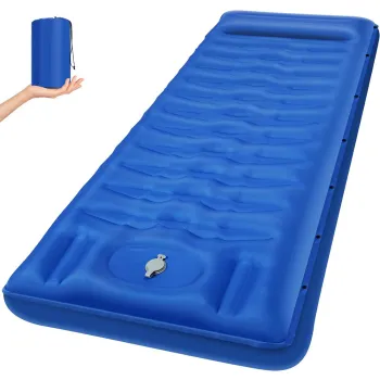 Ultralight Inflatable Camping Sleeping Mat with Tote Bag