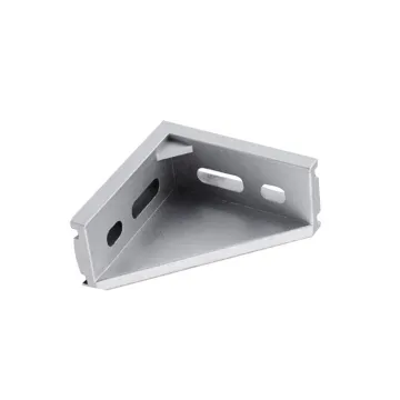 Aluminum Profile Metal Right Angle Bracket with Plastic Cap 30x60