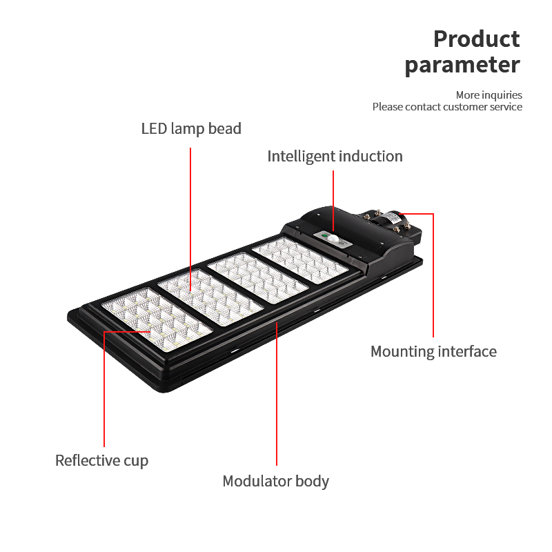 60W Solar Street Light con sensor de movimiento