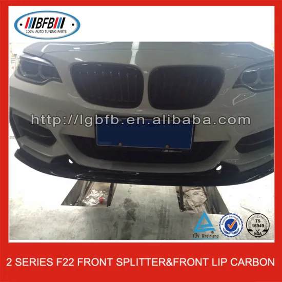 2 Series carbon Front bumper Lip&Splitters for Bmw F22 228i M235i Front Splitters