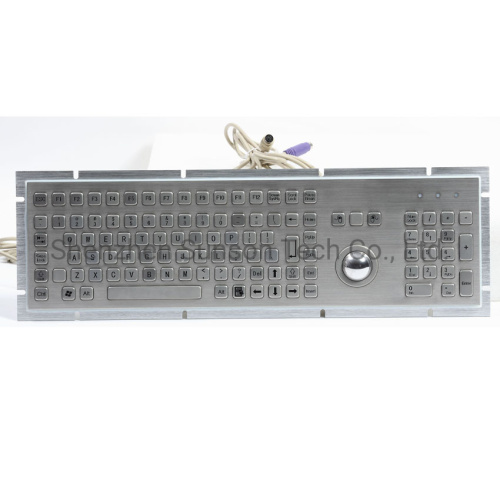 Robust metallisk tastatur med styrekule