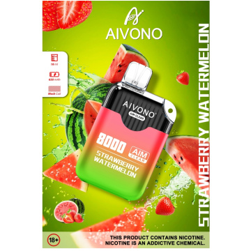 AIM-CLEAR 8000 PUFFS AIVONO 5% /2%/0% NIC