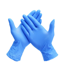 nitrile disposable blue gloves 9/12inch 3mil 4mil