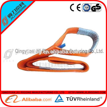 double layer polyester webbing sling lifting sling belt