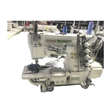 Used PEGASUS CW600 Three Needle Five Thread Cylinder Bed Interlock Sewing Machine - Affordable Prices