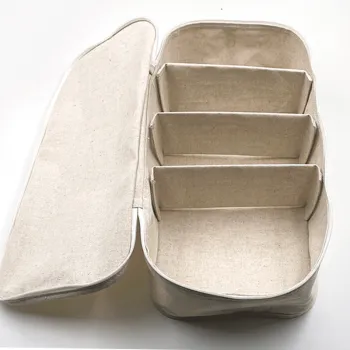 Sturdy Fabric Storage Bags and Underwear Organizer with Adjustable Dividers for Socks and Bras - Perfect for Under the Bed Storage