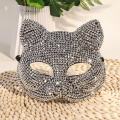 ماسک مهمانی گوش گربه ای Rhinestone