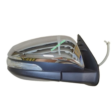 High Quality Revo 9 Wire Puddle Foldable Indicator Plated Car Side Mirror for Toyota Hilux/Fortuner 2016