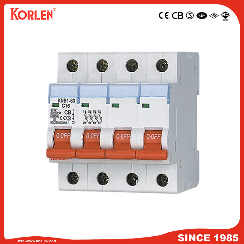 Miniature Circuit Breaker 4.5KA 63A 3P CE CB