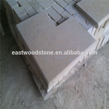 Classic Cream Marble coping for swimming suround