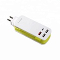 4 Portas 5V USB USB-C Carregador de Parede de Viagem