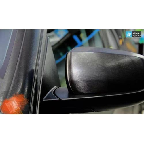 Brushed Metallic Black Wrapping Film