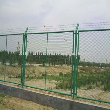 Decorative Galvanized Frame Fence