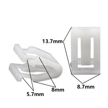 Car White Plastic Instrument Panel Dashboard Retainer Clips" could be simplified to "White Plastic Dashboard Retainer Clips" for a more concise search engine title. However, if you want to keep as much of the original detail as possible within typical tit