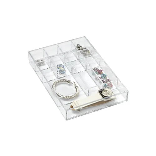 Clear Acrylic Divided Display Trays, High Quality Clear Acrylic Divided