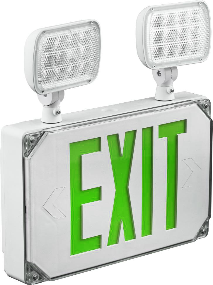 UL Listed Outdoor LED-Ausgangsausgangsleiste Combo-Kombination Feuchtstandort Doppel-Face-JLWPEC2GW