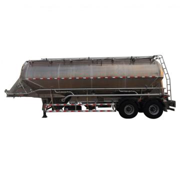 Semitrailer Tangki Tepung Gandum Aloi Aluminium