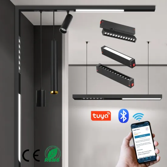 Magnet LED Track Light System - 220V Dimming Wall Washer Flood Light