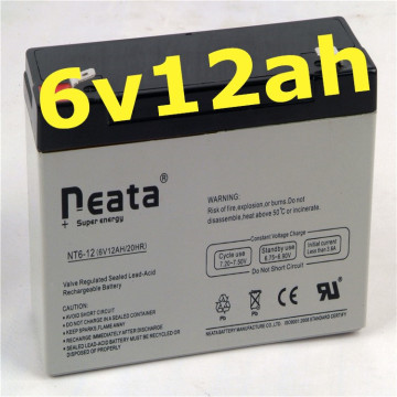 Neata 6v 12Ah Electronic scale sunrise rechargeable 6v12ah battery