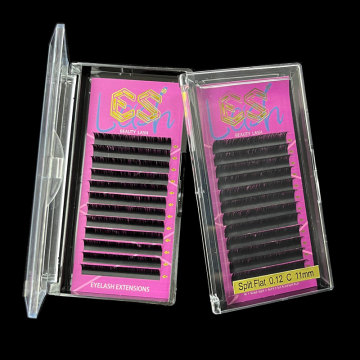 Black Velvet Faux Fluffy DIY Eyelash Extension Trays