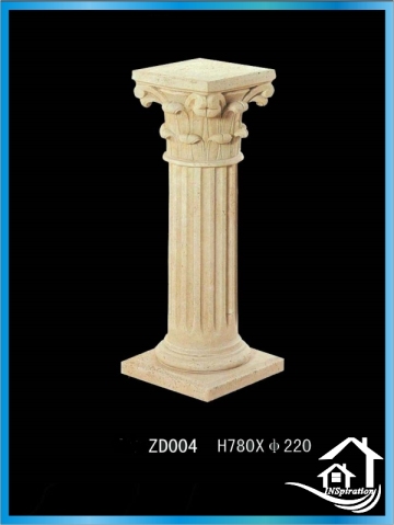 Square capitals columns