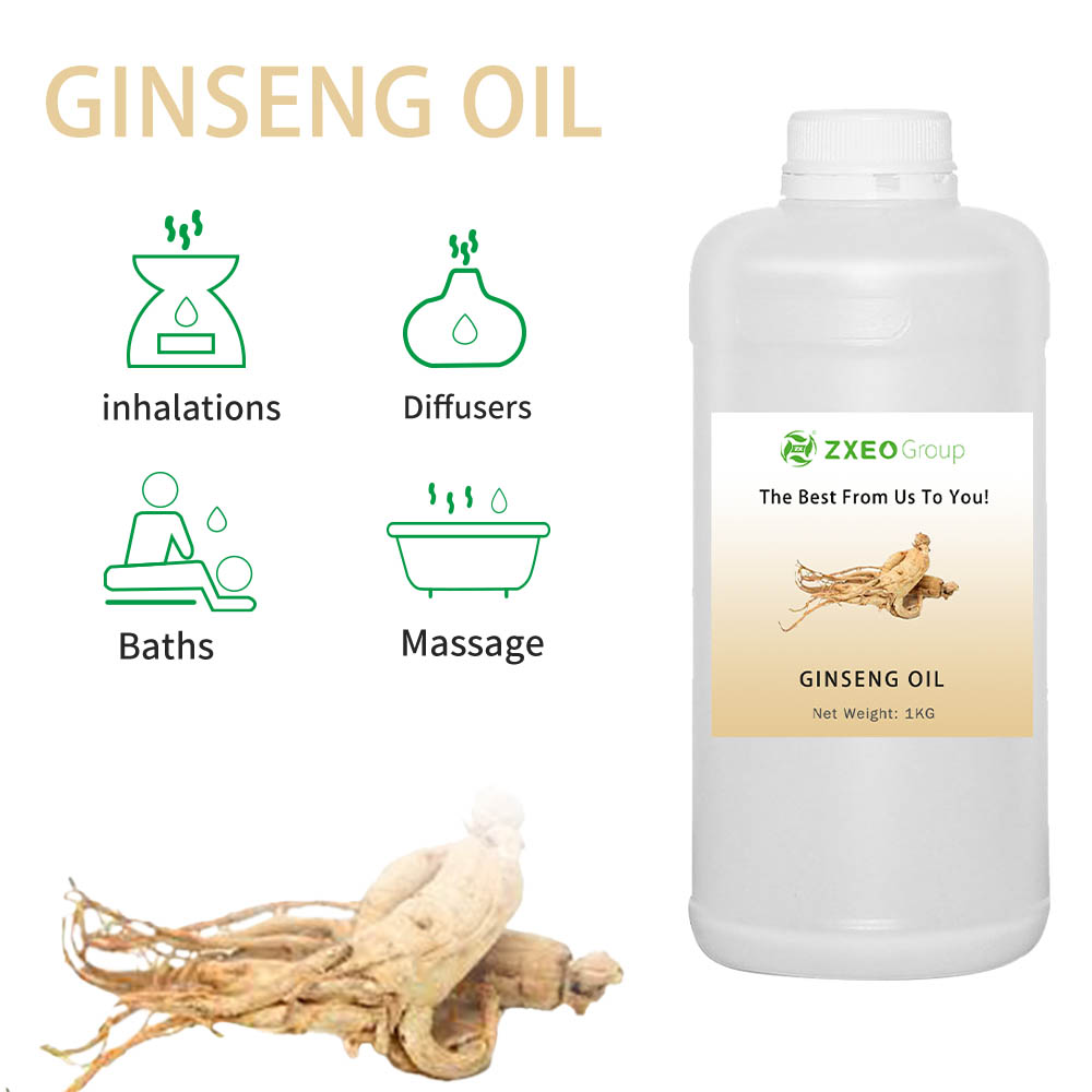 l 100% de óleo ginseng puro para cabelos