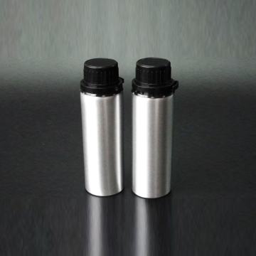 portable small aluminum bottle refillable with cap