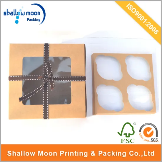 Hot sale Customized eco-friendly Kraft paper packaging box with window