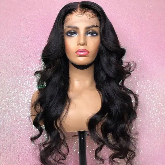 12A 40 Inch Lace Frontal Wig Human Hair Body Wave Pre plucked Lace Front Wig Cuticle Aligned Virgin Hair Wigs