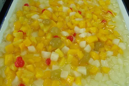 Mixed Healthy Canned Fruit , Diced Eco-friendly Canned Fruit In Syrup