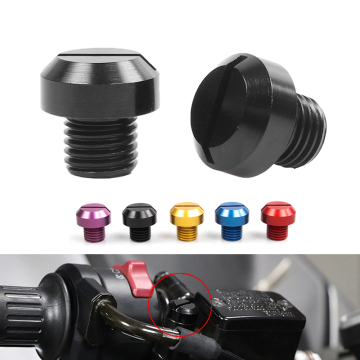 2pcs M10*1,25 Spiegellochstecker für KTM, Honda, Yamaha, Kawasaki, Suzuki - Auto- und Motorradzubehör