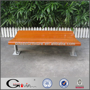 Hot-sale backless wood and metal park bench,backless bench/backless park bench