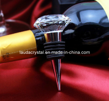 Lauda Man-Made Shinning Crystal Wine Bottle Stopper