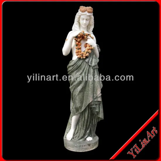 Beauty Woman Marble Statue Stone Carving (YL-R028)